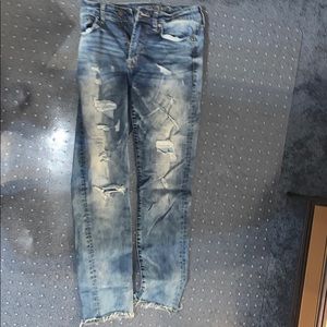 American Eagle ripped jeans